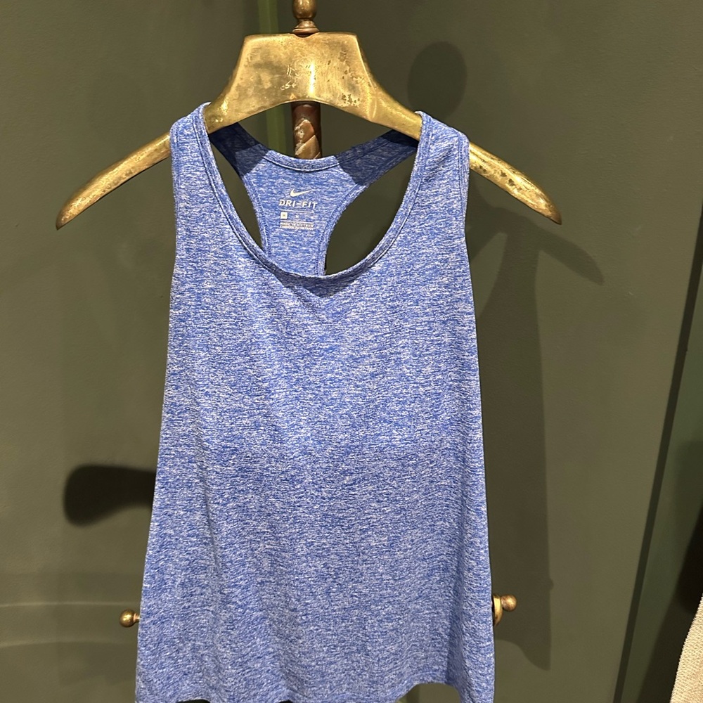 Nike Heathered Blue Tank Top